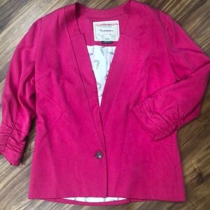 Anthropologie hot pink blazer 💕